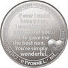 Special Nan Cherished Lucky Coin Engraved Message Keepsake Gift