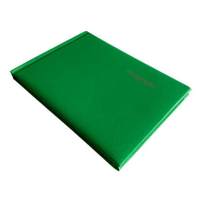 Green Autograph Book by Janrax - Signature End of Term School Leavers