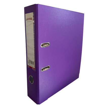 A4 Purple Paperbacked Lever Arch File by Janrax
