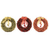 Large Wreath With Bells Christmas Tinsel Decoration