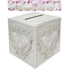 Wedding Card Box With Design 30Cm X 30Cm White