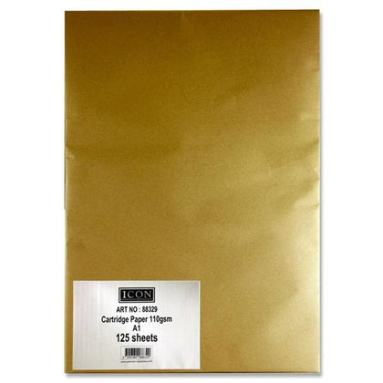 A1 125 Sheet Cartridge Paper 110Gsm by Icon Art