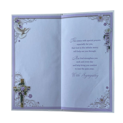 Loss of Father Sympathy Opacity Card