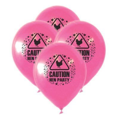 Pack of 15 Hen Party Balloons 23cm with Print