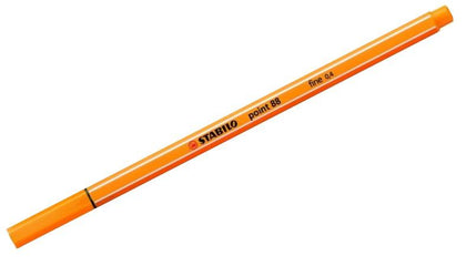 Orange Stabilo Fine Point 88 Fineliner Pen
