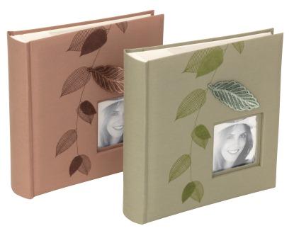 Kenro Summer Garden Leaf Slip In Photo Album holds 200 6x4" 10x15cm Brown