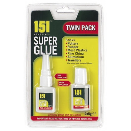 Twin Pack Super Glue