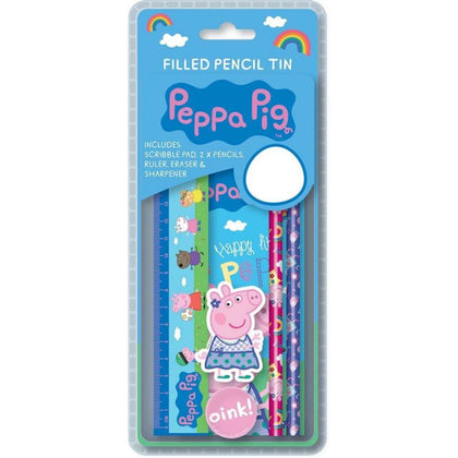 Peppa Pig Filled Pencil Tin