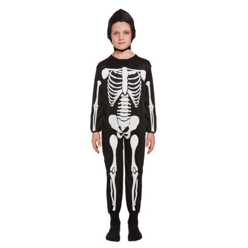 Children's Skeleton Fancy Dress Costume for 4-6 Years