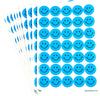 Pack of 420 Blue A5 Smiley Face Stickers