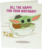 All The Happy Star Wars Baby Yoda Birthday Card