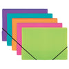 A4 Elasticated Box Files - Assorted Neon Colours