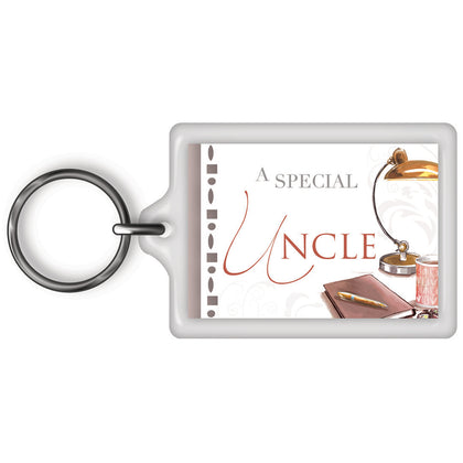 A Special Uncle Celebrity Style World's Best Keyring