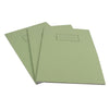 Pack of 100 A4 Green Exercise Books 80 Pages - Feint Ruled with Margin