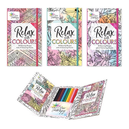 Travel Adult Colouring Set
