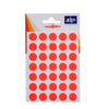 Pack of 140 13mm Fluorescent Red Labels