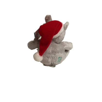 No.1 Dad Elliot and Buttons Wallace Warthog Cuddly Toy in Christmas Hat
