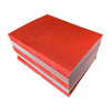 Pack of 50 Janrax 9x7" Red 80 Pages Feint and Ruled Exercise Books