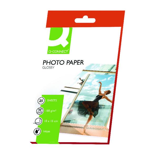 Pack of 25 10x15cm (6x4") Gloss Photo Paper 180gsm