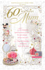 60th Birthday Mum Opacity Card