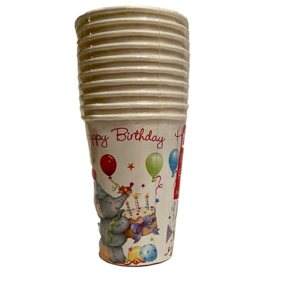 Pack of 10 Elliot and Buttons Birthday Party Cups