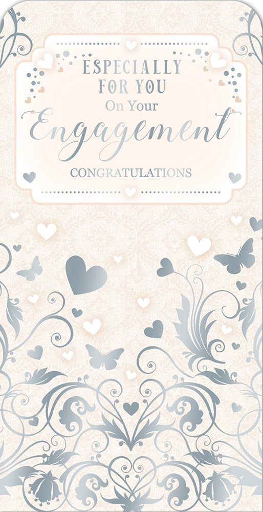 Congratulation On Your Engagement Luxury Gift Money Wallet Card