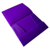 Janrax A4 Purple 3 Flap Folder with Elasticated Closure