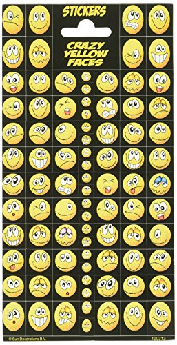 Twinkle Stickers Crazy Yellow Faces