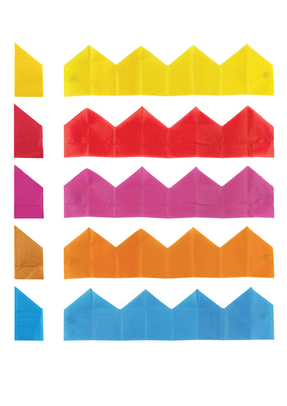 Pack of 100 Cracker Hat Assorted Colour