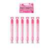 Pack of 6 Pink Heart Bubble Tubes 4ml