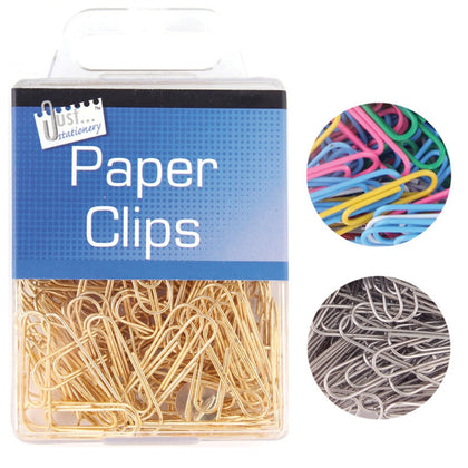 Paper Clips Assorted - Approx 120 Hanging box