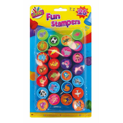 Pack of 26 Assorted Fun Stampers