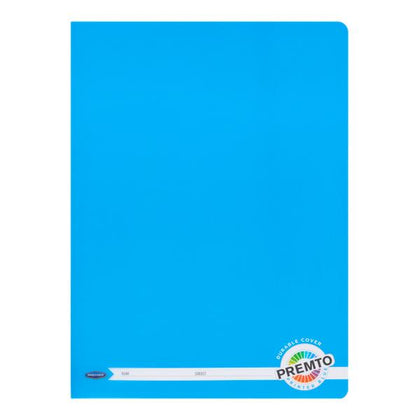 A4 120 Pages Printer Blue Durable Cover Manuscript Book by Premto