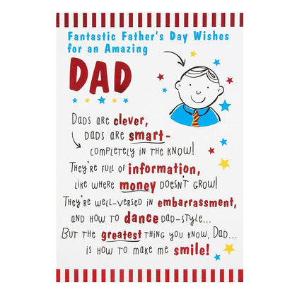 Hallmark Dad Father's Day Card 'Wonderful' Medium