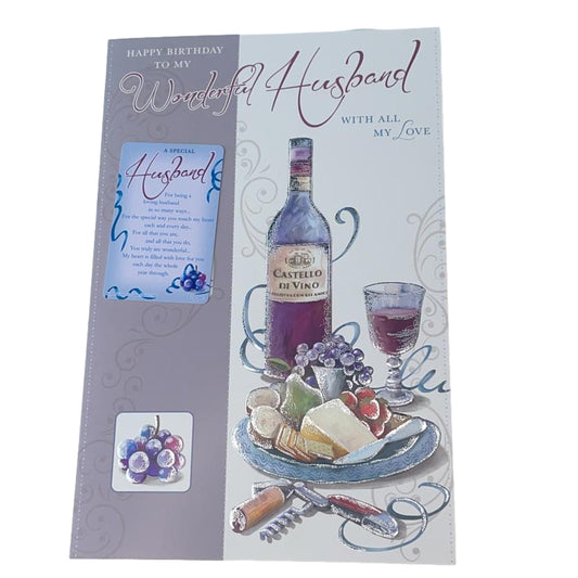 Husband Birthday Keepsake Treasures Card