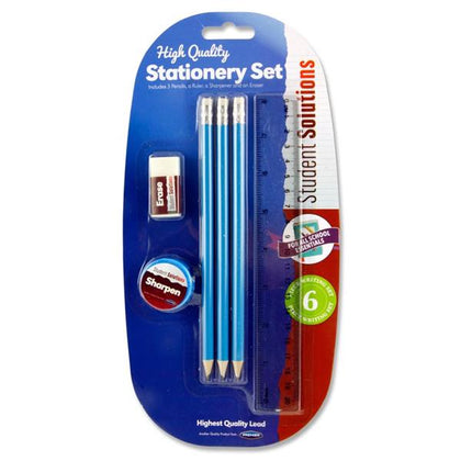 Pack of 6 Pieces Stationery Set by Student Solutions