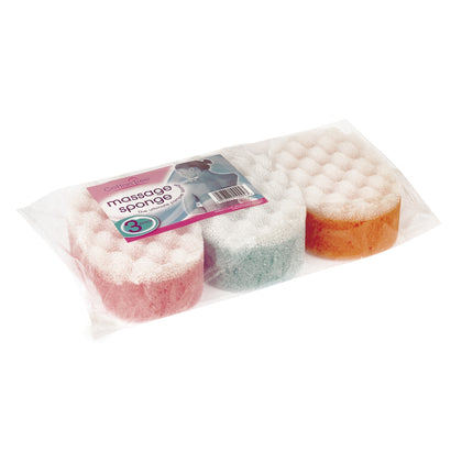 Pack of 3 Massage Sponges