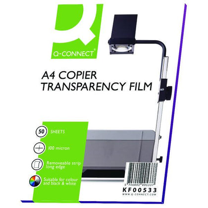 Pack of 50 Laser Copier Over Head Projections Films