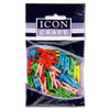 Pack of 50 Assorted Colour Mini Clothes Pegs by Icon Craft