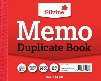 Duplicate Memo Book 102 x 127mm