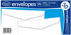 Pack of 50 DL White Gummed Envelopes