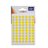 Pack of 490 8mm Yellow Labels