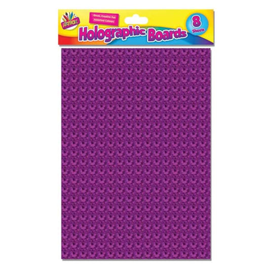 Pack of 8 A4 Holographic Boards