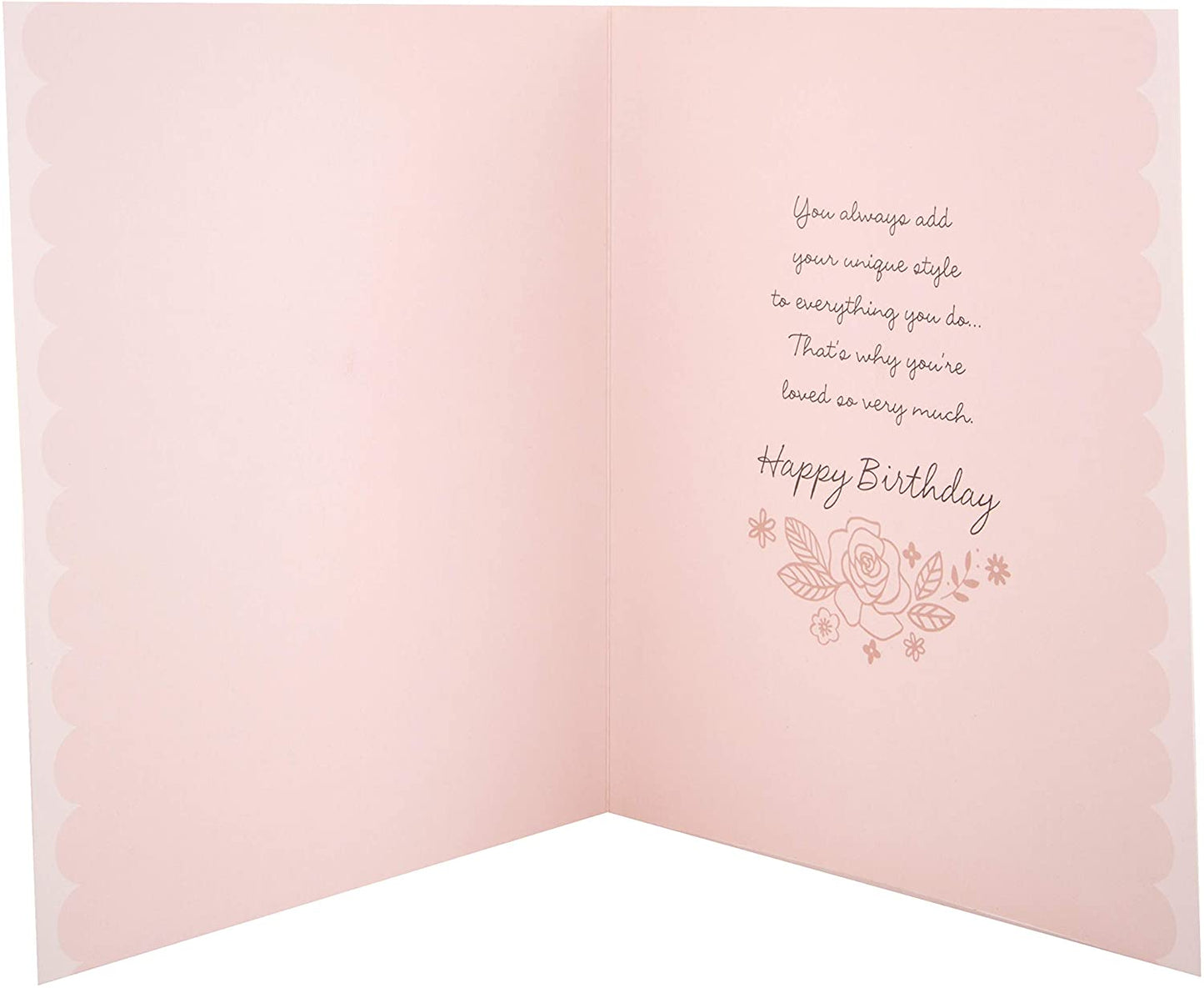 For a Beautiful Daughter 3D Glitter Design Birthday Card
