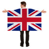 Wearable British Union Jack Flag Cape 5ft x 3ft