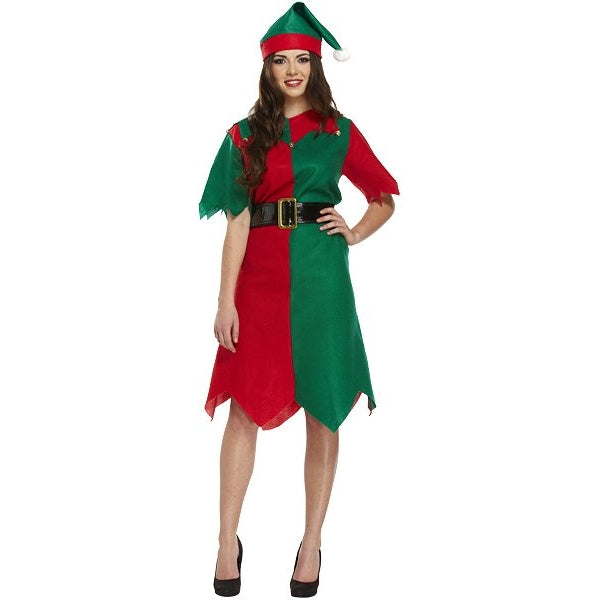 Christmas Elf Adult Fancy Dress Costume
