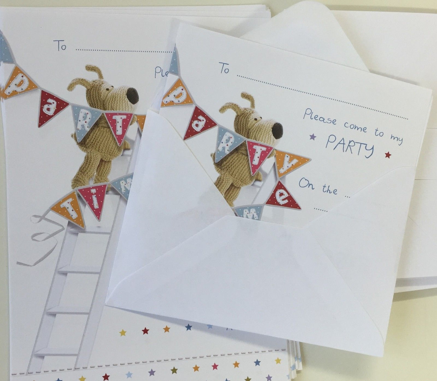 Boofle Party Invitations - Pack of 20 Sheets and Envelopes
