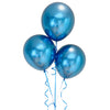 Bag of 50 Metallic Blue Colour 12" Latex Balloons