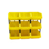 Stackable Yellow Storage Pick Bin with Riser Stands 400x245x154mm