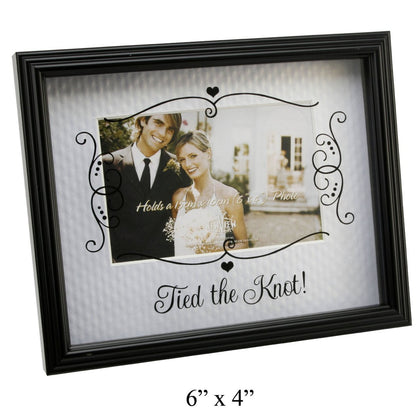 Wedding Bride & Groom Glass Printed Picture Photo Frame 